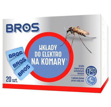 Bros Wkłady na komary do elektro 20szt.
