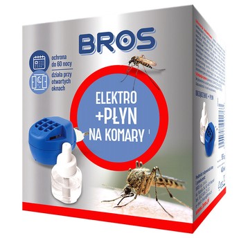 Bros zestaw elektro z płynem na komary 60 nocy 40ml