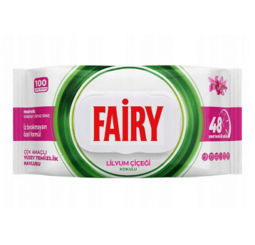 Chusteczki czyszczące Fairy kwiat lilii 100szt.