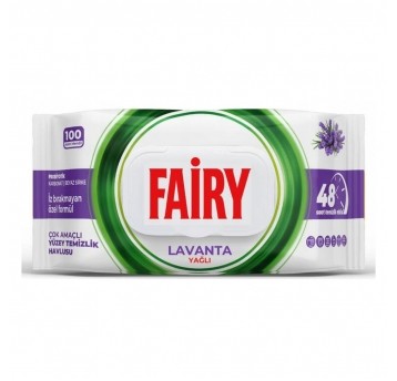 Chusteczki czyszczące Fairy lawenda 100szt.