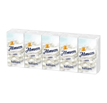 Chusteczki higieniczne Almusso 3 warstwowe 10szt.