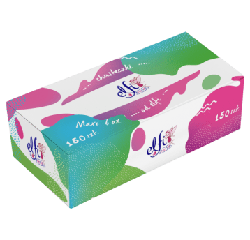 Chusteczki higieniczne Elfi w kartoniku 2warstwowe 150szt.