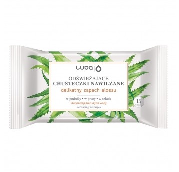 Chusteczki nawilżane Luba Aloe Fresh do rąk 15szt.
