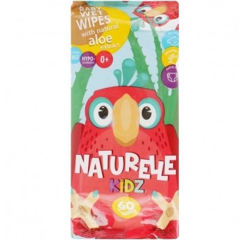 Chusteczki nawilżane Naturelle Kidz Aloe 60szt.