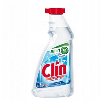 Clin zapas płynu do mycia szyb Anti-Fog 500ml 1szt.