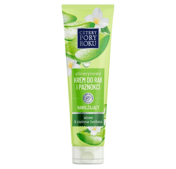Cztery Pory Roku Krem do rąk Aloes & Zielona Herbata 130ml
