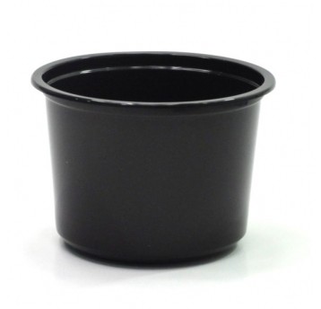 D-8117C Pojemniki okrągłe czarne ⌀ 115mm 450ml 50szt.
