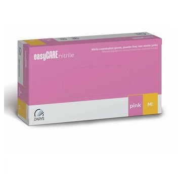 EasyCare Rękawice nitrylowe różowe ,,M" 100szt.