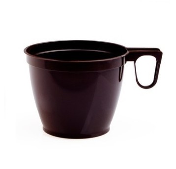 Filiżanka brązowa wielorazowa 160ml 50szt.