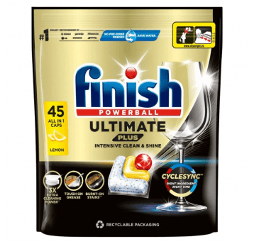 Finish Ultimate Plus Lemon tabletki do zmywarki 45szt