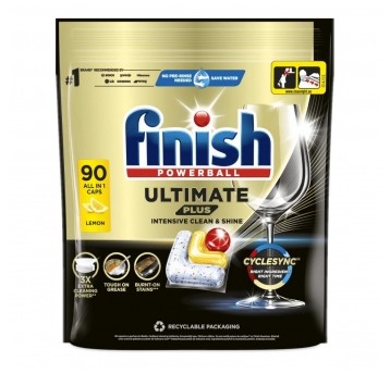 Finish Ultimate Plus Lemon tabletki do zmywarki 90szt