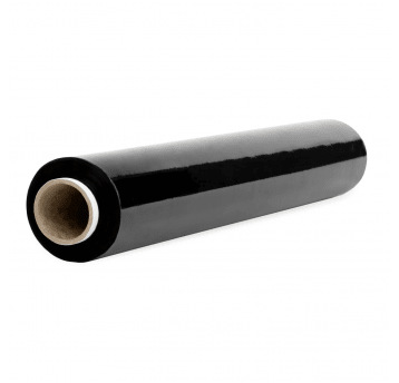 Folia stretch czarna 2,5kg 23µm