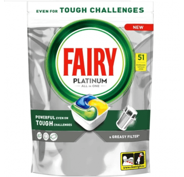 Kapsułki do zmywarki Fairy Platinum 51szt.