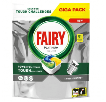 Kapsułki do zmywarki Fairy Platinum 81szt.
