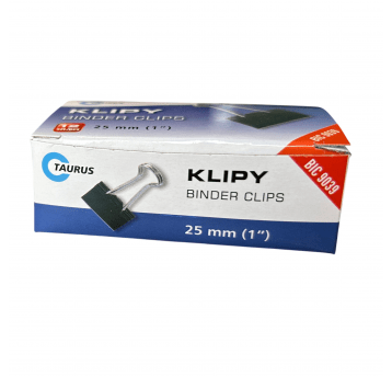 Klipy biurowe 25mm 12szt.