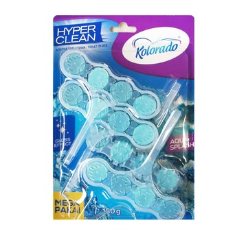 Kolorado Hyper Clean kostka do WC Aqua Splash 4szt.
