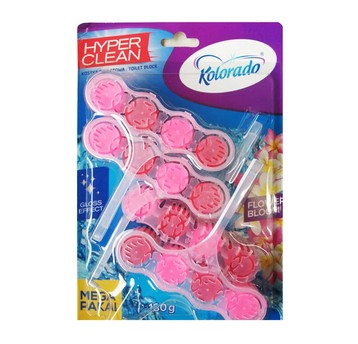 Kolorado Hyper Clean kostka do WC Flower Bloom 4szt.