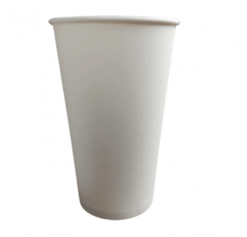 Kubki papierowe białe bez nadruku 420ml 50szt.