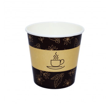 Kubki papierowe z nadrukiem bez plastiku 100ml 50szt.