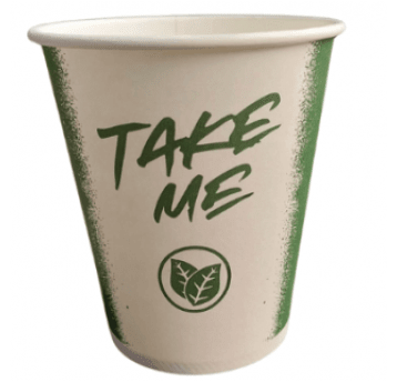 Kubki papierowe z nadrukiem bez plastiku 250ml 50szt.