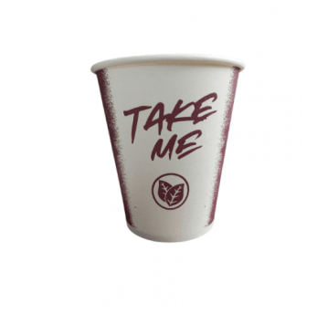 Kubki papierowe z nadrukiem bez plastiku 250ml 50szt.