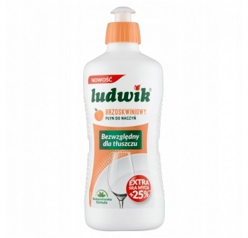 Ludwik płyn do naczyń brzoskwiniowy 450ml 1szt.