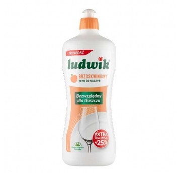 Ludwik płyn do naczyń brzoskwiniowy 900ml 1szt.