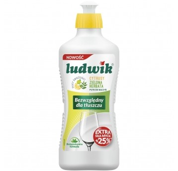 Ludwik płyn do naczyń cytrus z zieloną herbatą 900ml 1szt.
