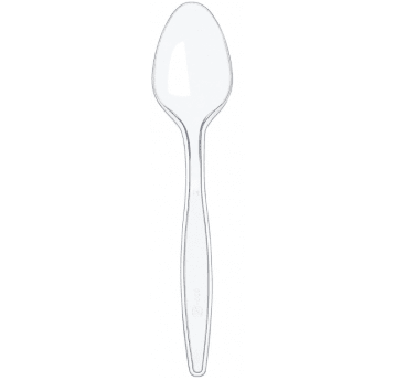 Łyżki bezbarwne plastikowe Superior 50szt.