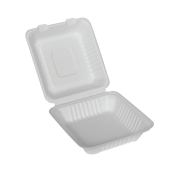 Menu boxy z trzciny cukrowej niedzielone 23/23cm 50szt