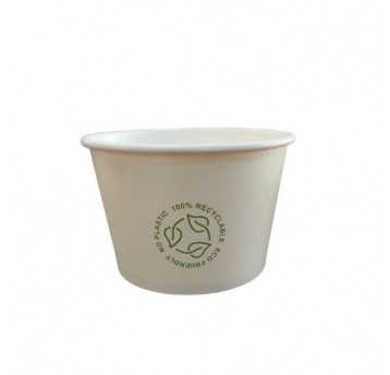 Miseczki papierowe białe 500ml 50szt.