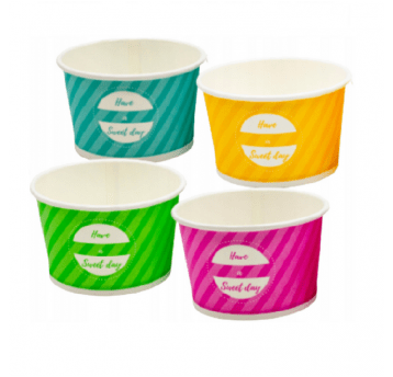 Miski do lodów bez plastiku 130ml 40szt.