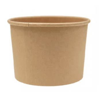 Miski papierowe Kraft na wynos 460ml 25szt.