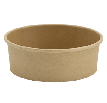 Miski papierowe sałatkowe kraft ⌀149mm 500ml 50szt.