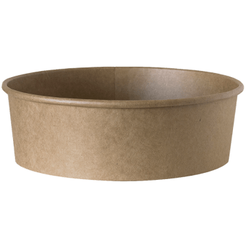 Miski papierowe sałatkowe kraft ⌀183mm 1130ml 50szt.