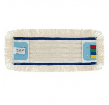 Mop bawełniany DUO kieszeniowy z zaczepami 40cm