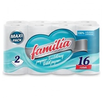 Papier toaletowy Familia biały 2W 16rolek