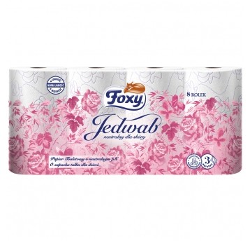 Papier toaletowy Foxy jedwab 8rolek
