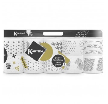 Papier toaletowy Kartika Modern Black 3W 10rolek