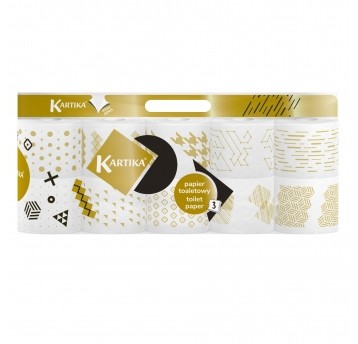 Papier toaletowy Kartika Modern Gold 3W 10rolek