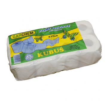 Papier toaletowy Kubuś szary bez obwoluty 8rolek