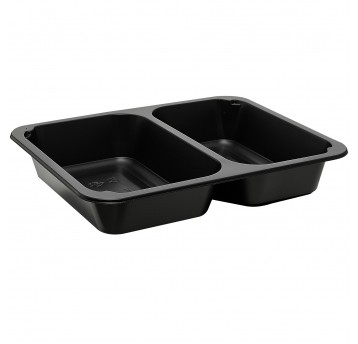 Pojemniki do zgrzewu dwudzielne 227/178/50mm 60szt.