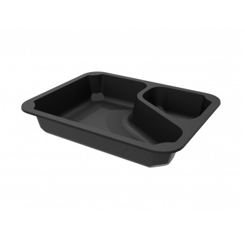 Pojemniki do zgrzewu dwudzielne COLT 227/178/40mm 80szt.