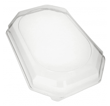 Pokrywki do tac cateringowych czarnych 55cm 10szt.