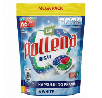 Pollena Color & White kapsułki do prania 66szt.