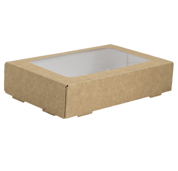 Pudełka cukiernicze brązowe KRAFT 230/150/50mm 15szt.
