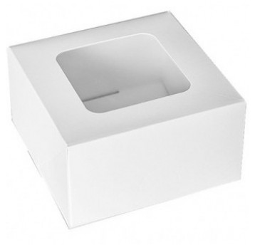 Pudełka cukiernicze z okienkiem 130/130/70mm 20szt.