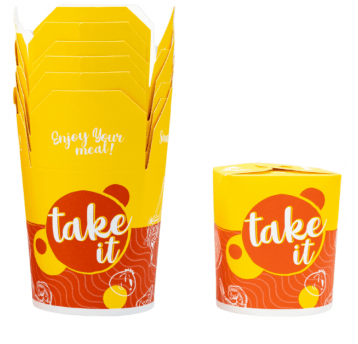 Pudełka papierowe na wynos Food Box 500ml 50szt.