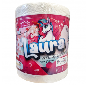 Ręcznik papierowy Laura celuloza 2W 50m