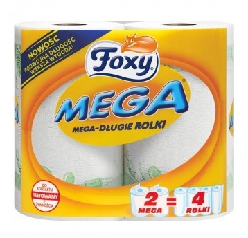 Ręczniki papierowe Foxy Mega 2W 2rolki